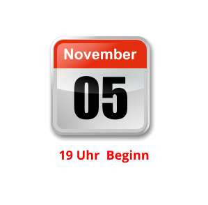 05 November Unser nächster Clubabend:          19 Uhr  Beginn   Jugendclub